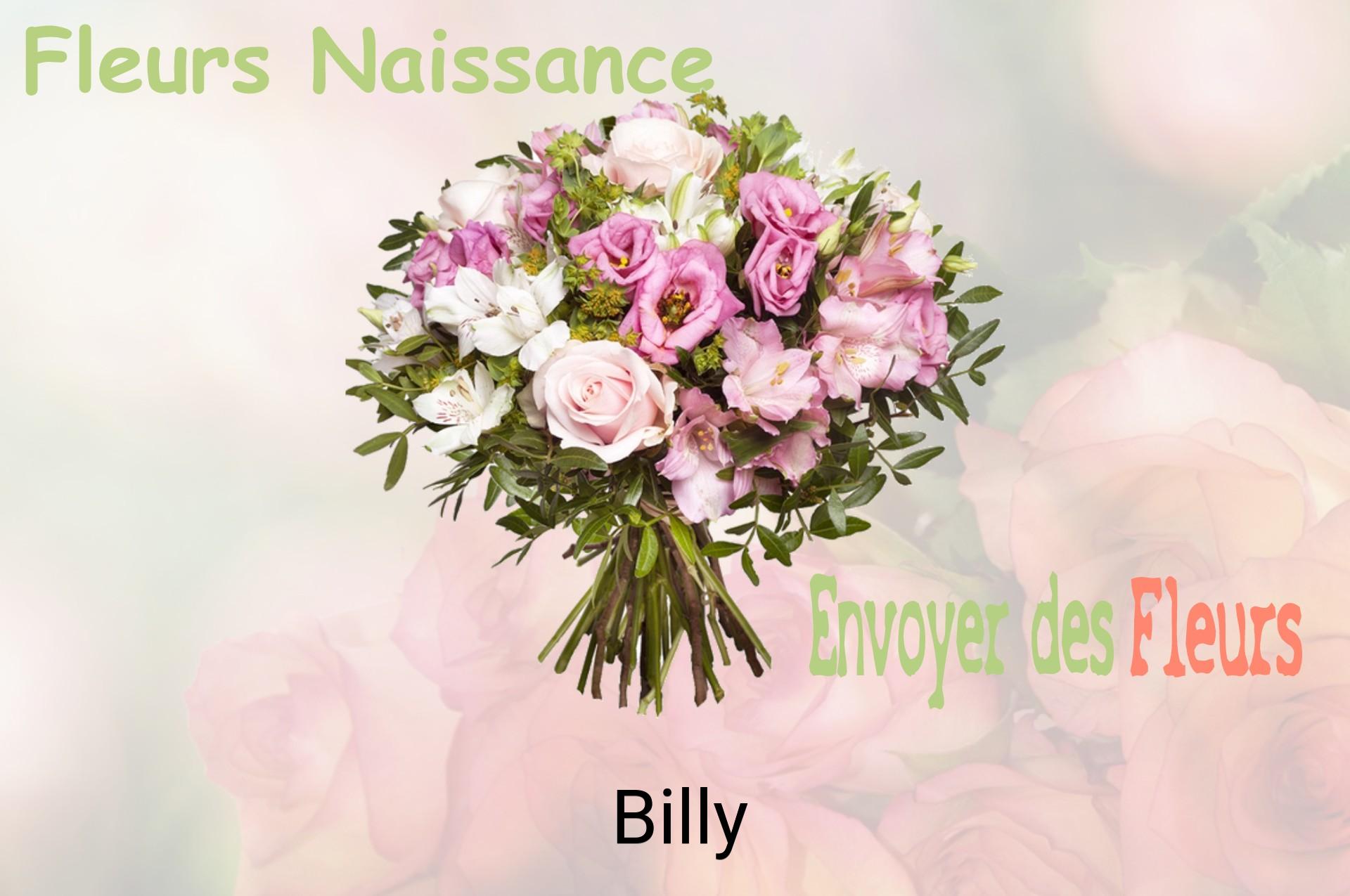 Bouquet de fleurs de naissance livré à Billy